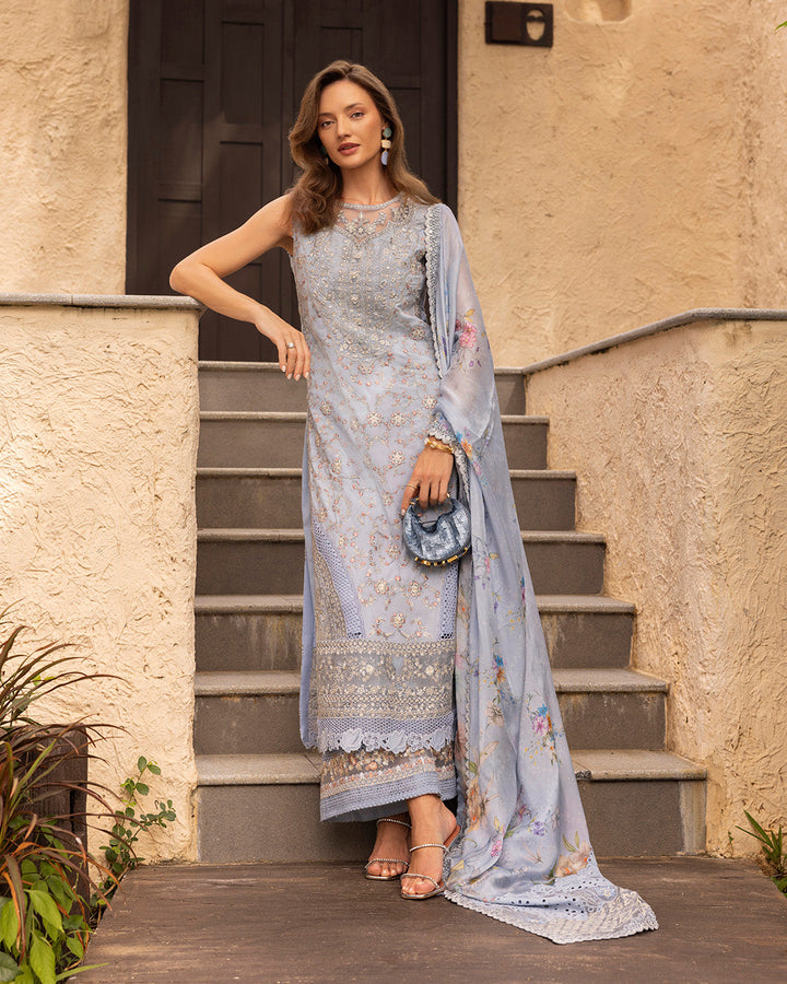 Zinnia Embroidered  Lawn