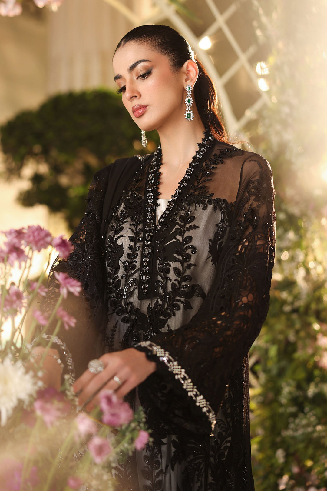 Luxury Chiffon Unstitched 3Pc Suit