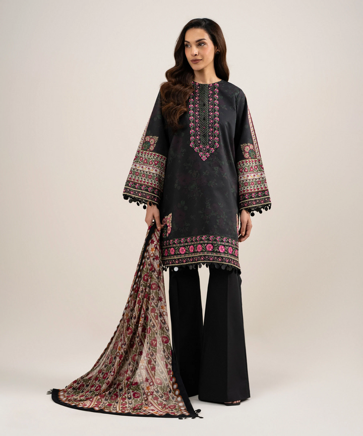3 Piece - Embroidered Lawn Suit