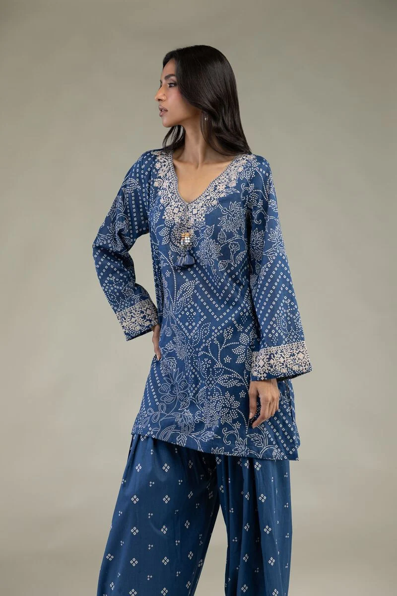 Embroidered | Cambric Fabrics 2 Piece | Top and Bottom