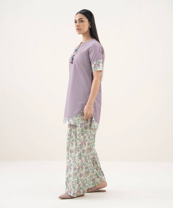 2 Piece Lawn suit