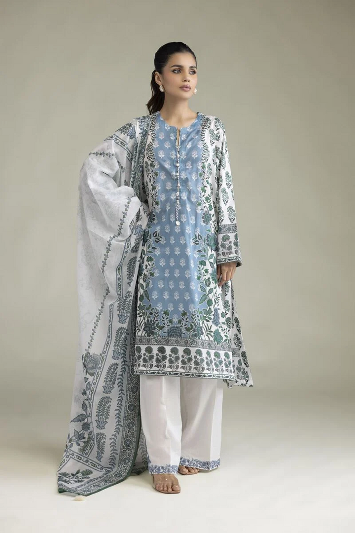 Embroidered | Lawn Fabrics 3 Piece