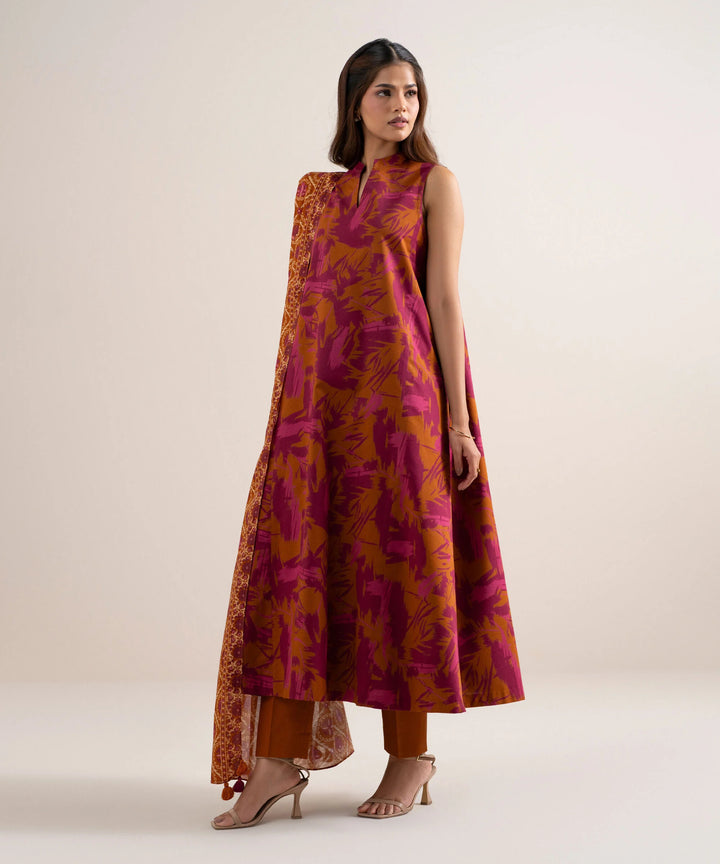 3 Piece - Printed Lawn Suit