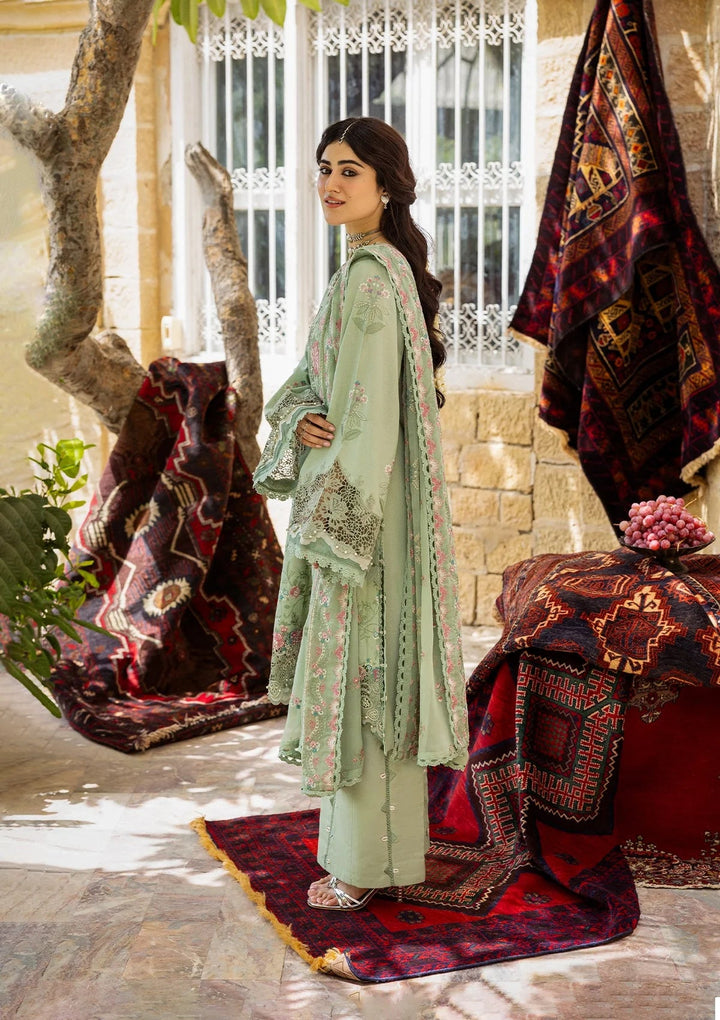 Karandi with Embroidered Chiffon