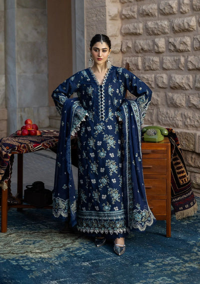 Karandi with Embroidered Chiffon