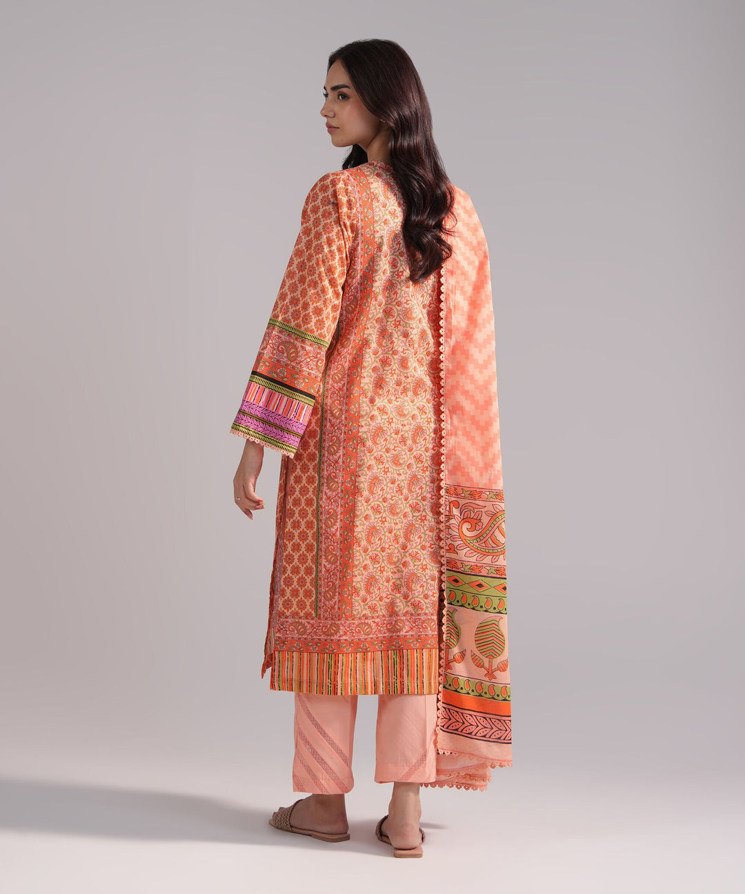 3 Piece - Printed Lawn Suit
