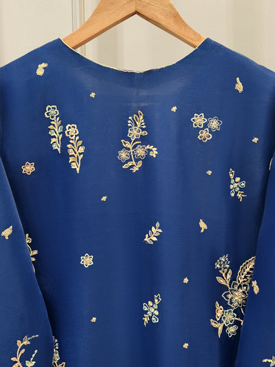 3 Piece - Pure Organza Embroidered Suit