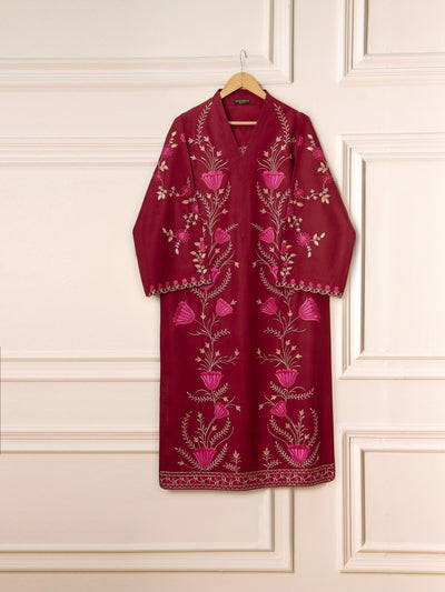2 Piece - Embroidered Jacquard Suit