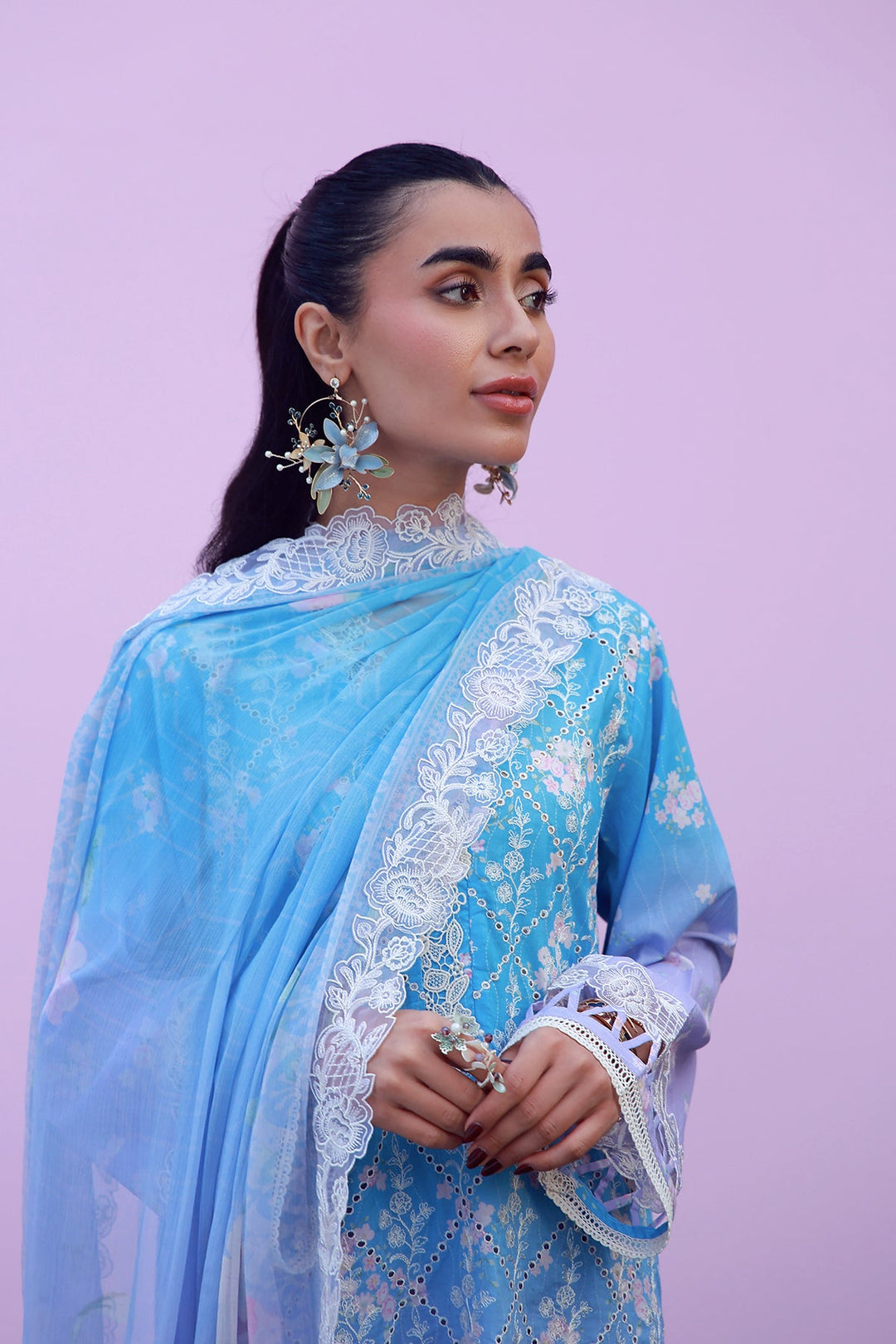 Mirha - 3 Piece Embroidered