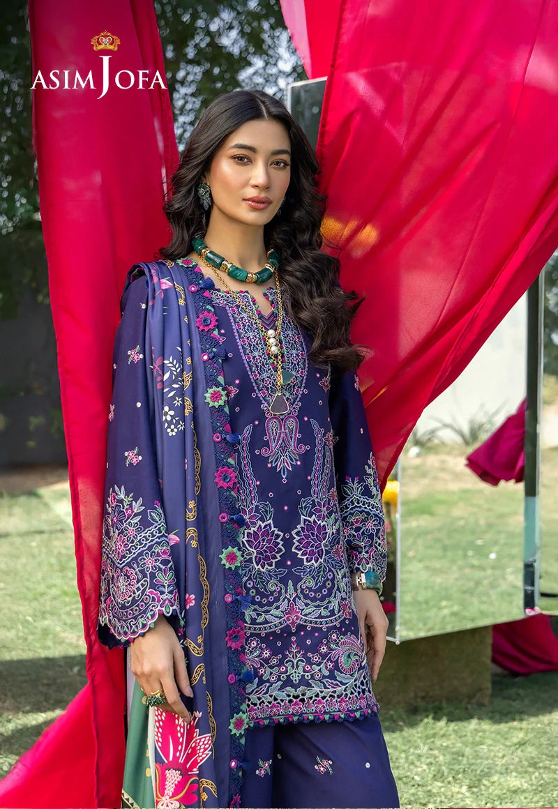 Embroidered Lawn Unstitched 3 Pcs