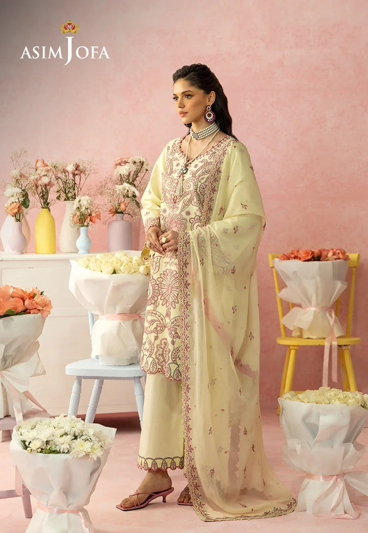 Embroidered Lawn Unstitched 3 Pcs