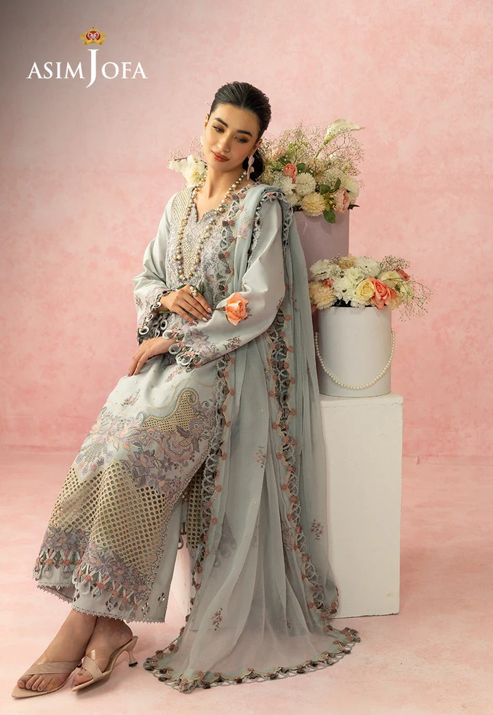 Embroidered Lawn Unstitched 3 Pcs