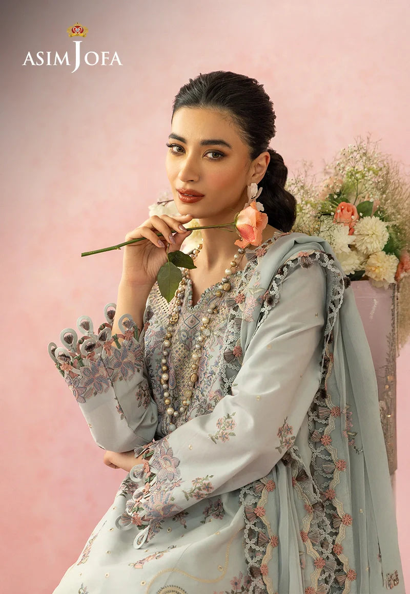 Embroidered Lawn Unstitched 3 Pcs