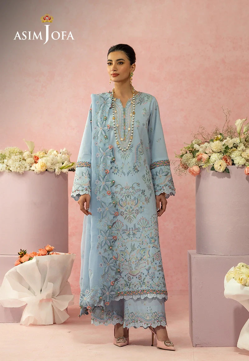 Embroidered Lawn Unstitched 3 Pcs