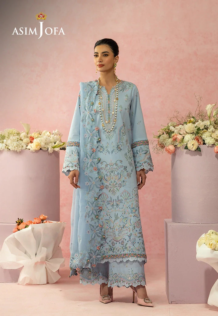 Embroidered Lawn Unstitched 3 Pcs