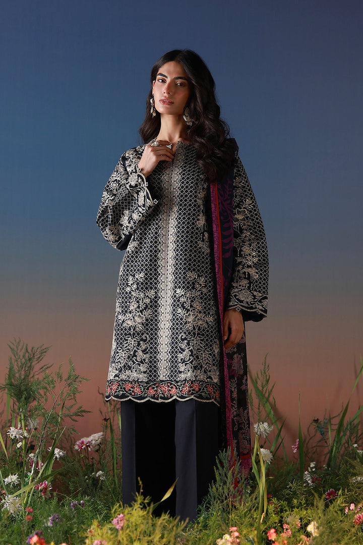 Mirha - 3 Piece Embroidered