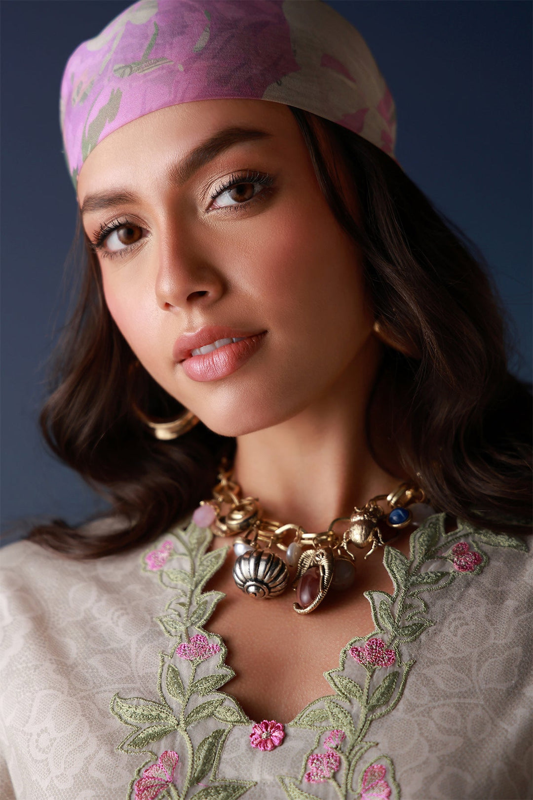 Mirha - 3 Piece Embroidered