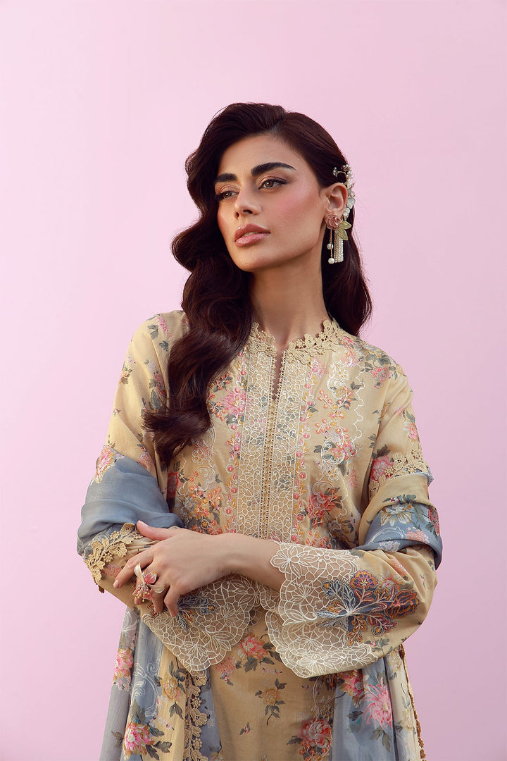 Mirha - 3 Piece Embroidered