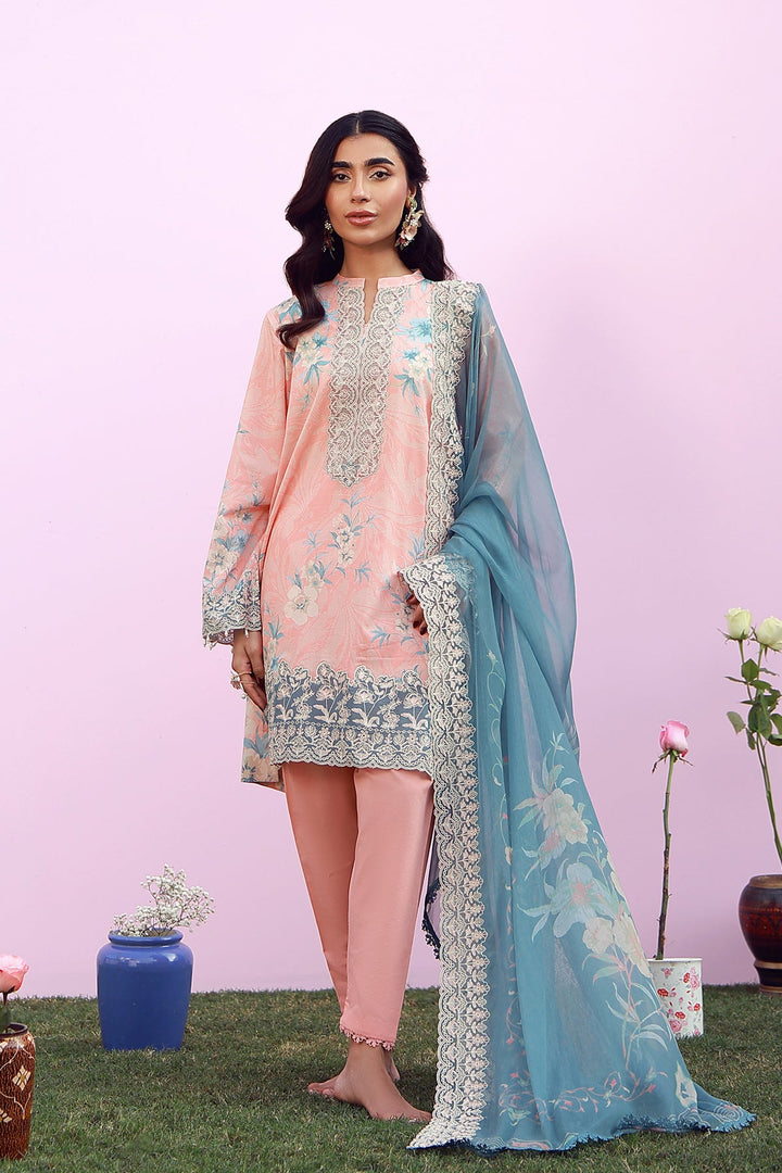 Mirha - 3 Piece Embroidered