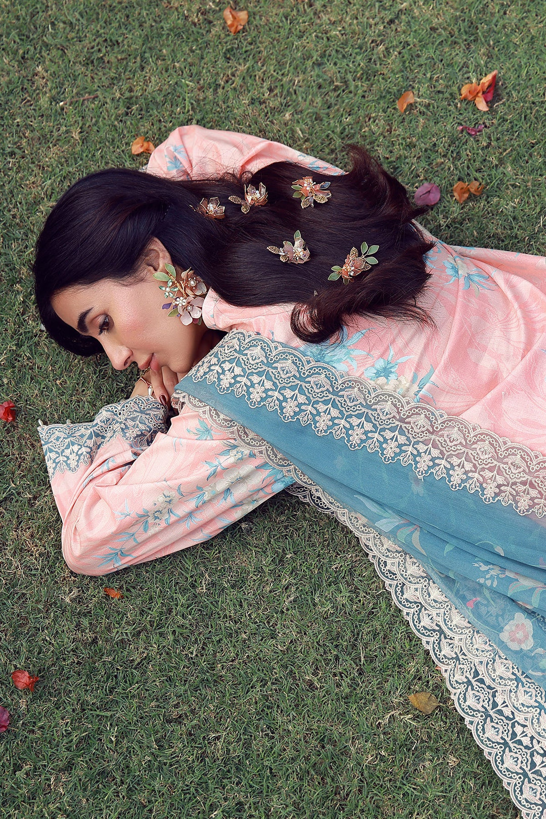 Mirha - 3 Piece Embroidered