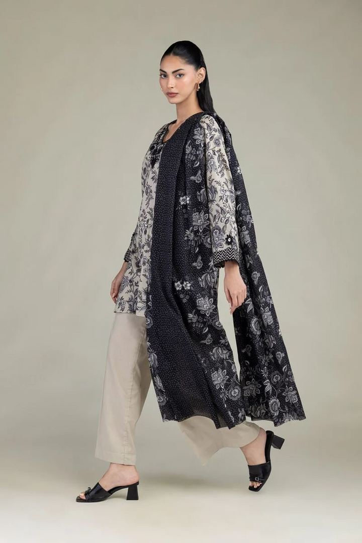 Embroidered | Cambric Fabrics 3 Piece