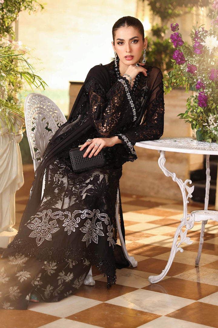 Luxury Chiffon Unstitched 3Pc Suit