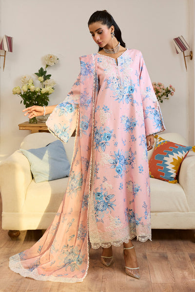 SAHAR GUL– 3PC LAWN & CHIFFON LUXURY PRET