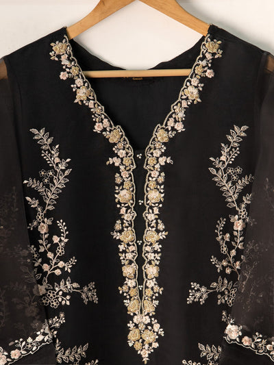 Pure Organza Embroidered Suit