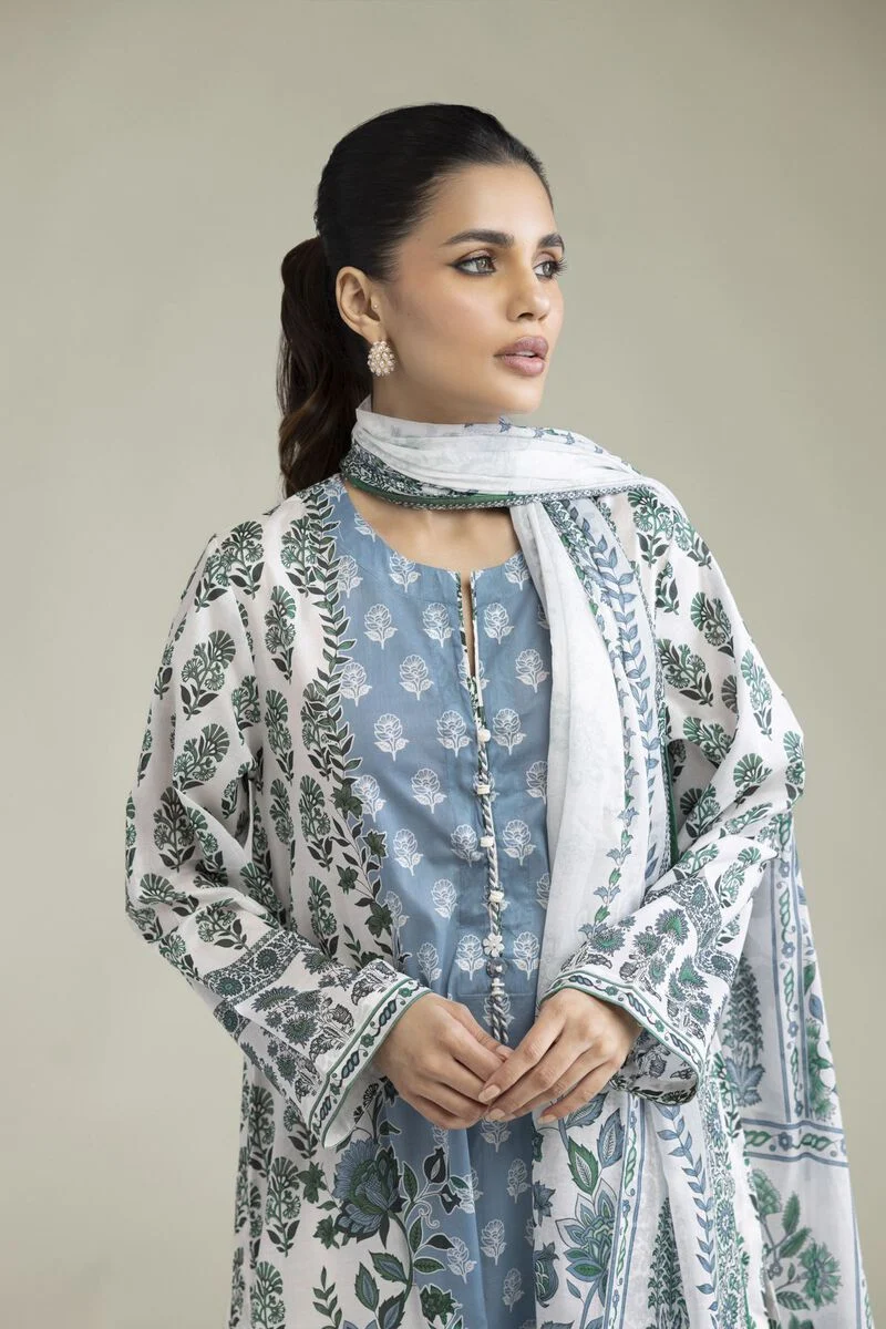 Embroidered | Lawn Fabrics 3 Piece