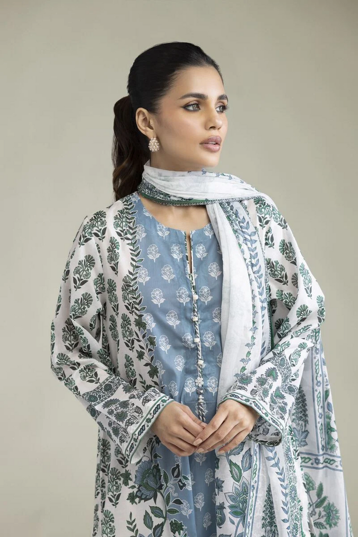 Embroidered | Lawn Fabrics 3 Piece