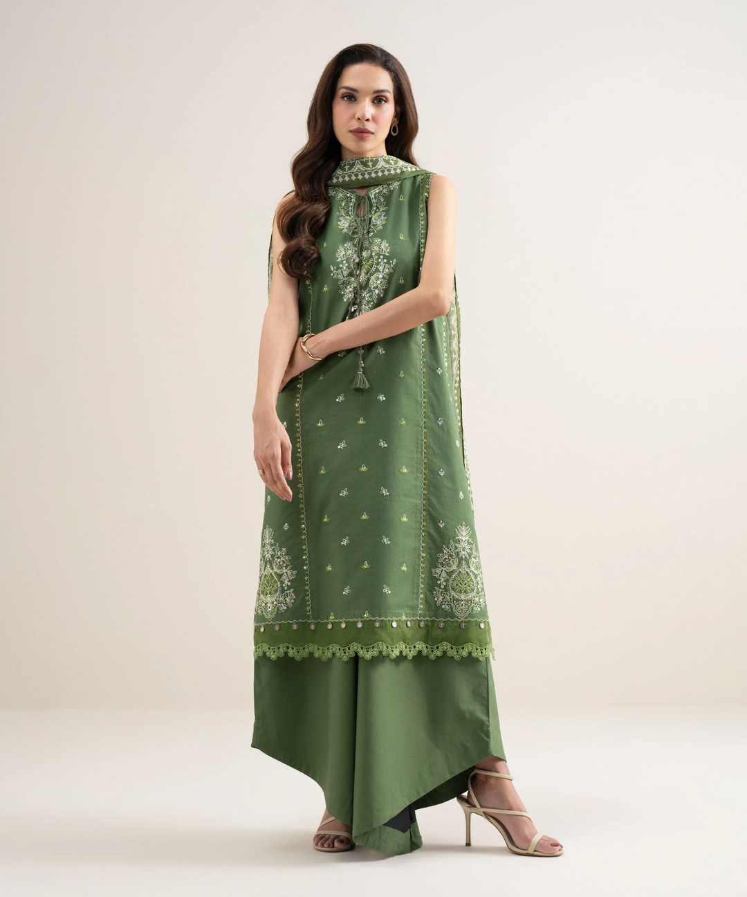 3 Piece - Embroidered Lawn Suit