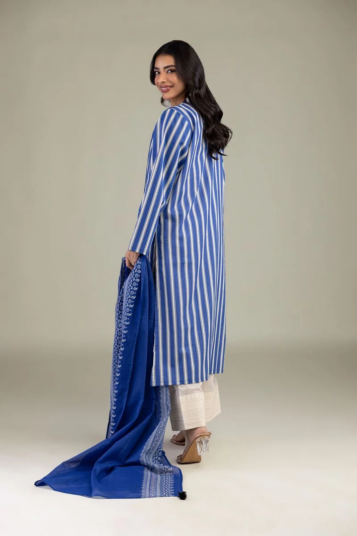 Embroidered | Cambric Fabrics 3 Piece