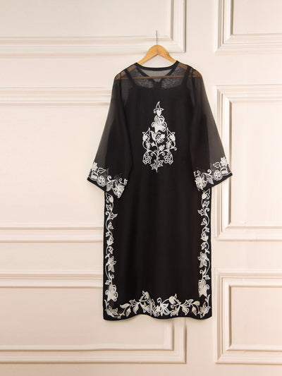 3 Piece - Pure Organza Embroidered Suit