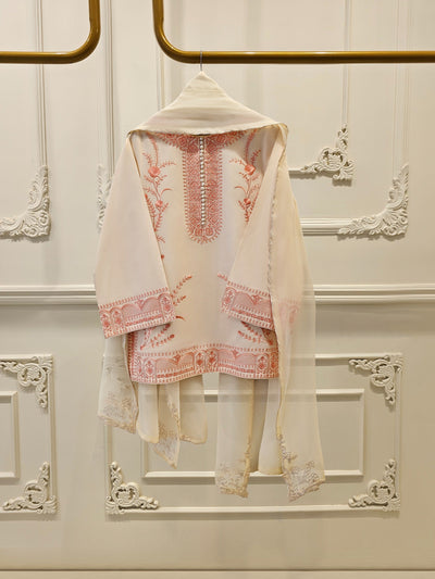 3 Piece - Pure Embroidered Lawn Suit