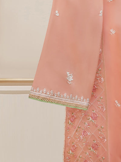 2 Piece - Pure Embroidered Cambric Suit
