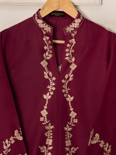 2 Piece - Embroidered Jacquard Suit