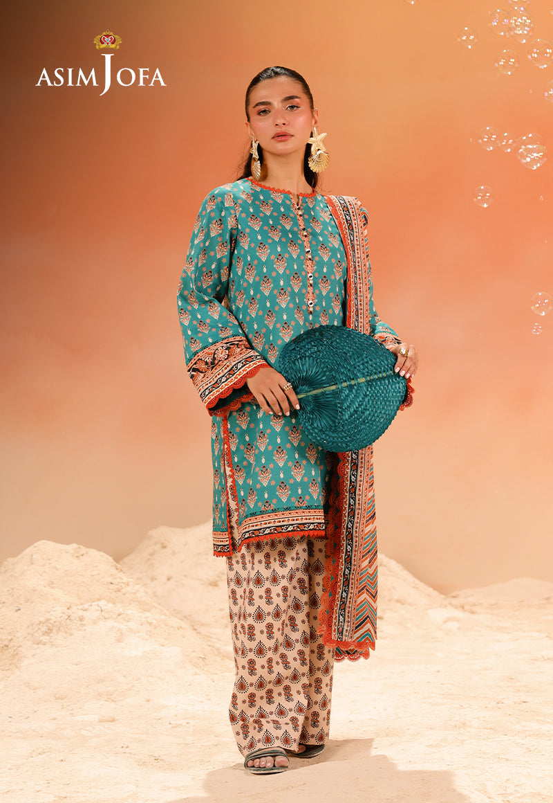 Printed Lawn 3 Pcs