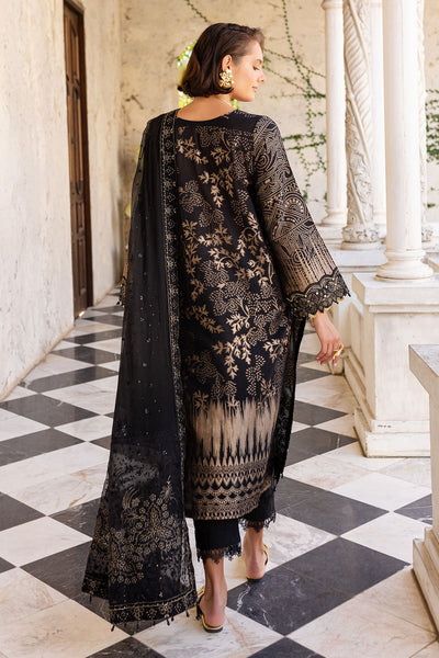 EMBROIDERED JACQUARD LAWN