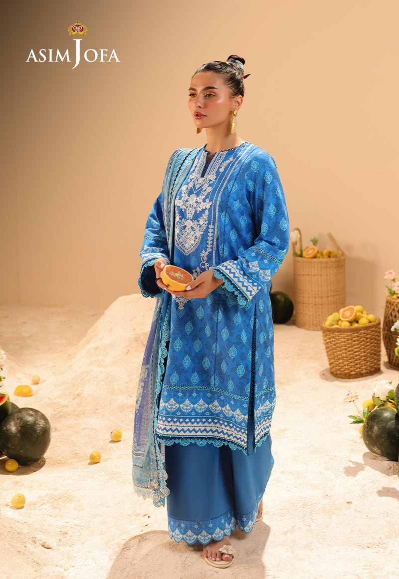 Printed Embroidered Lawn 3 Pcs
