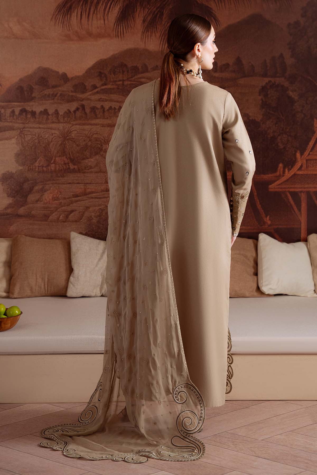 Embroidered Karandi 3 pc