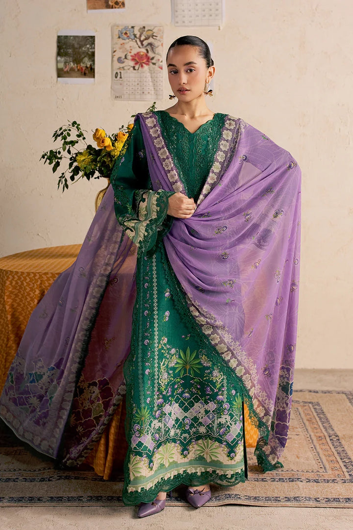 Fresh Green Embroidered 3PC