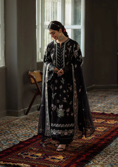 Karandi with Embroidered Chiffon