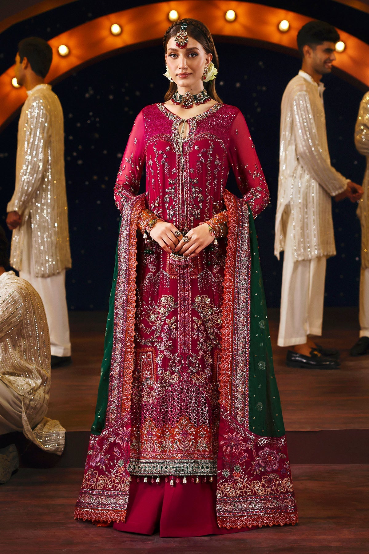 Jhoomro Unstitched Luxury Ensemble