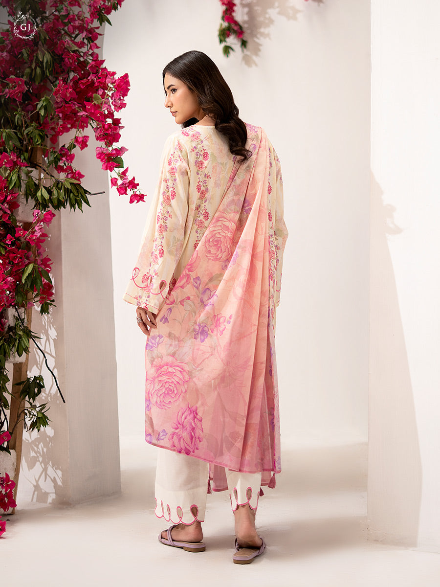 NAAZ E GUL Printed Lawn Unstitched 3 pc