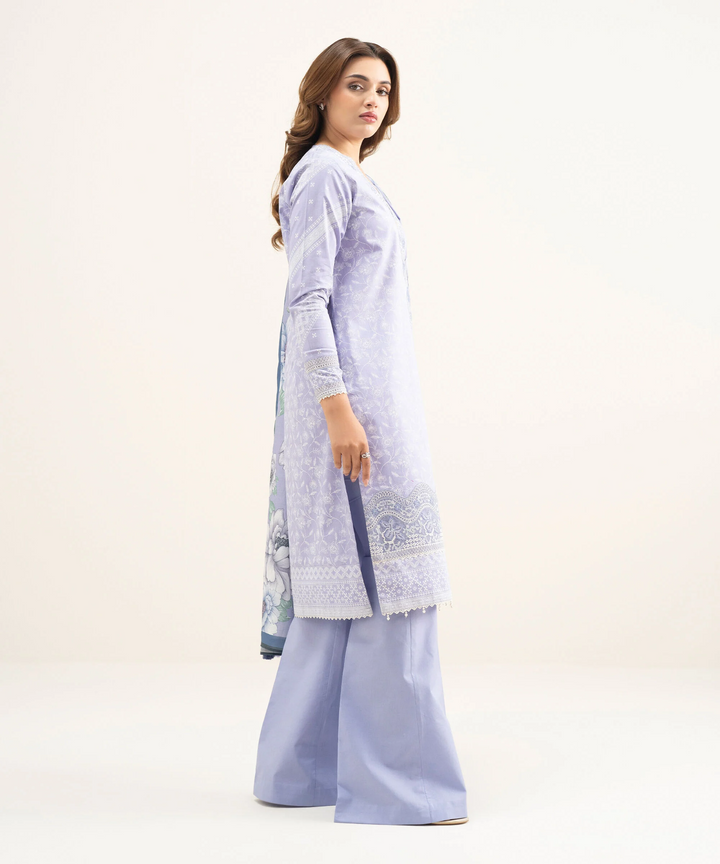 3 PIECE - EMBROIDERED LAWN SUIT