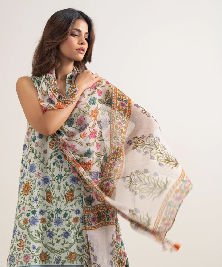 3 Piece - Printed Lawn Suit