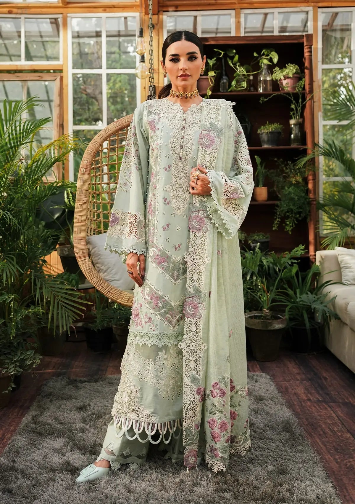 KHAF UNSTITCHED LUXURY LAWN - KLE-01A