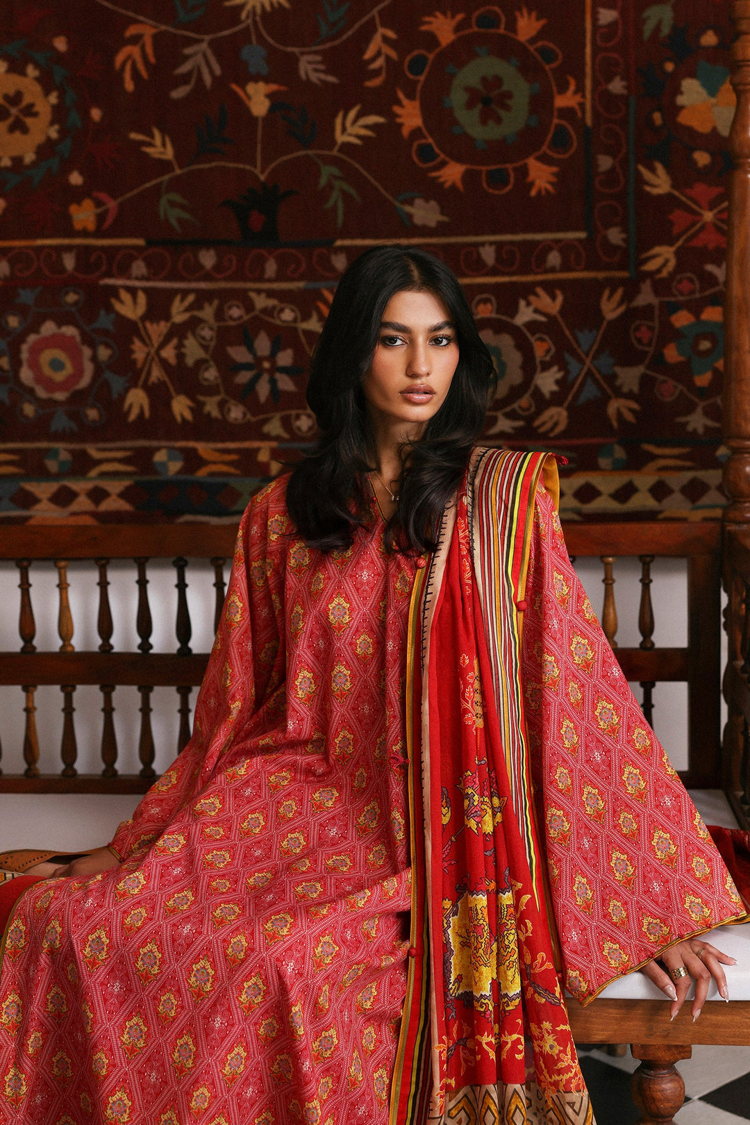 Amaya Unstitched Printed Lawn&