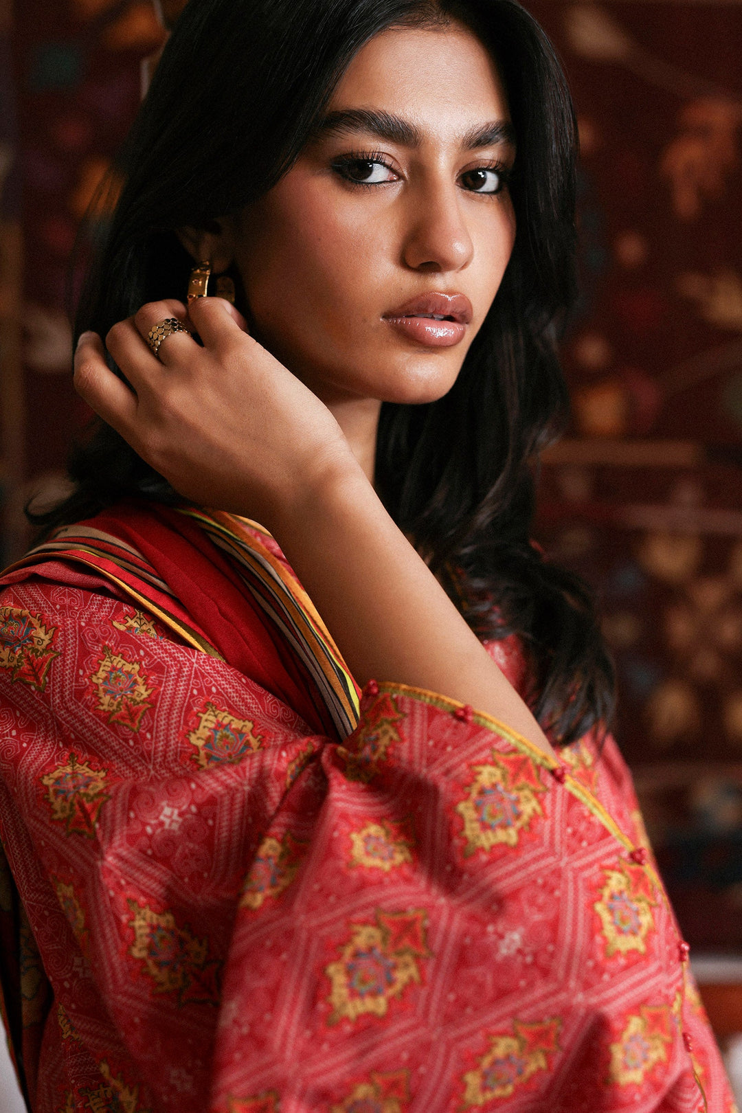 Amaya Unstitched Printed Lawn&