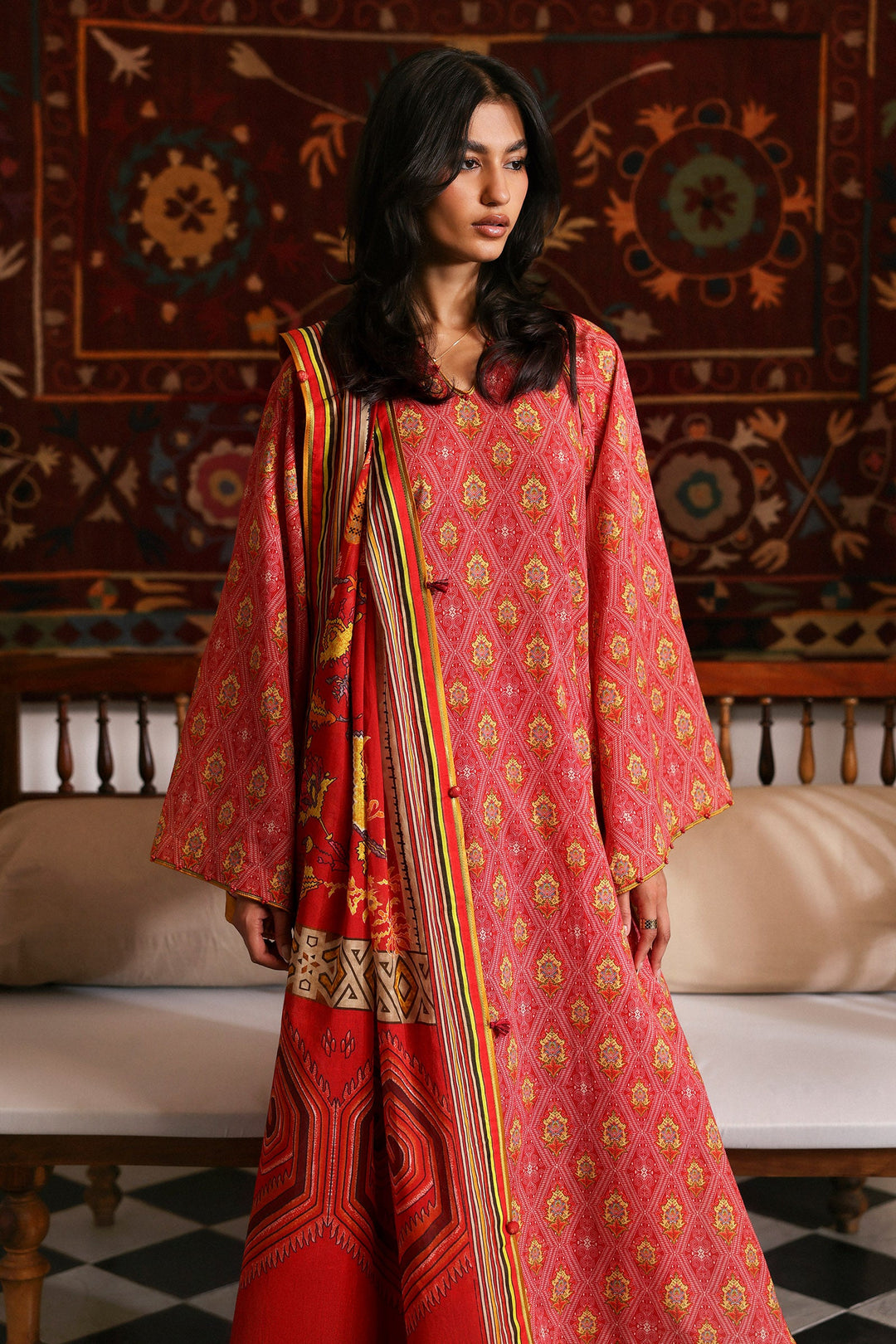 Amaya Unstitched Printed Lawn&